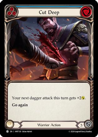 Cut Deep (Blue) [HNT130] (The Hunted)  Rainbow Foil-1