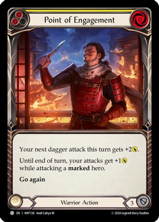 Point of Engagement (Yellow) [HNT138] (The Hunted)  Rainbow Foil-1