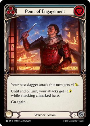 Point of Engagement (Blue) [HNT139] (The Hunted)  Rainbow Foil-1