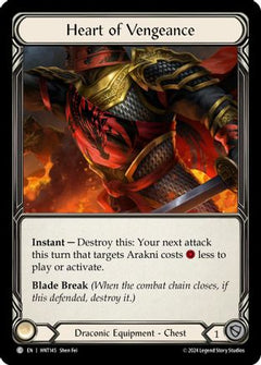 Heart of Vengeance [HNT145] (The Hunted)  Cold Foil-1