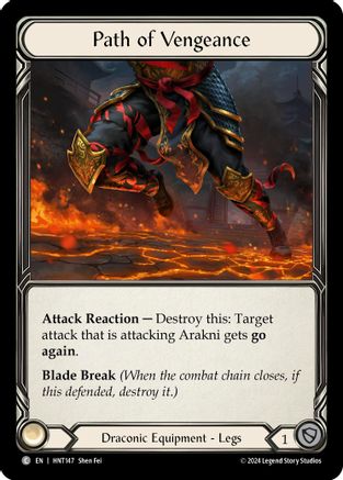 Path of Vengeance [HNT147] (The Hunted)  Cold Foil-1