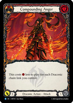 Compounding Anger (Red) [HNT151] (The Hunted)  Rainbow Foil-1