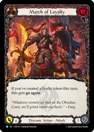 March of Loyalty (Red) [HNT153] (The Hunted)-1