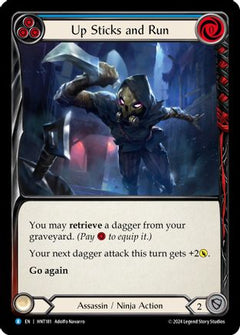 Up Sticks and Run (Blue) [HNT181] (The Hunted)  Rainbow Foil-1