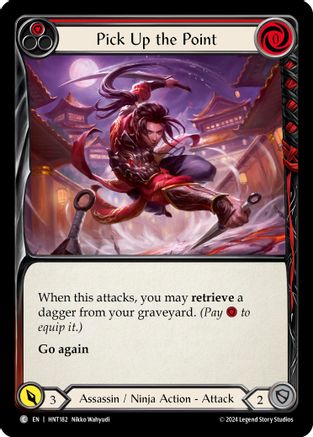 Pick Up the Point (Red) [HNT182] (The Hunted)  Rainbow Foil-1