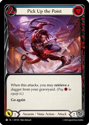 Pick Up the Point (Blue) [HNT184] (The Hunted)  Rainbow Foil-1