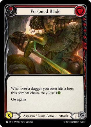 Poisoned Blade (Red) [HNT185] (The Hunted)  Rainbow Foil-1