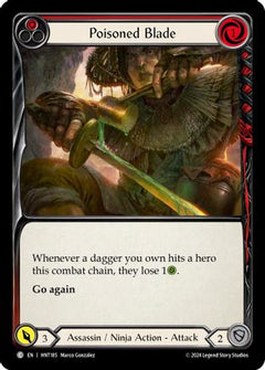 Poisoned Blade (Red) [HNT185] (The Hunted)  Rainbow Foil-1