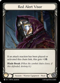 Red Alert Visor [HNT192] (The Hunted)  Cold Foil-1