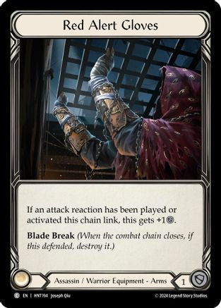 Red Alert Gloves [HNT194] (The Hunted)-1