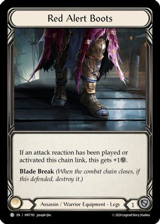 Red Alert Boots [HNT195] (The Hunted)