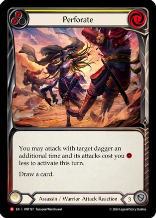 Perforate [HNT197] (The Hunted)  Rainbow Foil-1