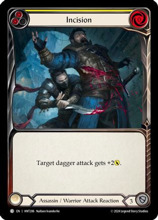 Incision (Yellow) [HNT206] (The Hunted)  Rainbow Foil-1