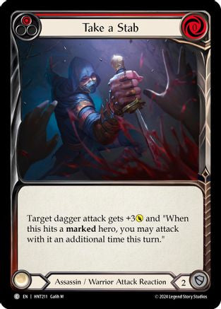 Take a Stab (Red) [HNT211] (The Hunted)  Rainbow Foil-1
