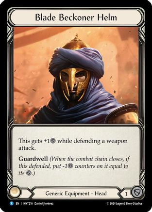 Blade Beckoner Helm [HNT216] (The Hunted)  Cold Foil-1