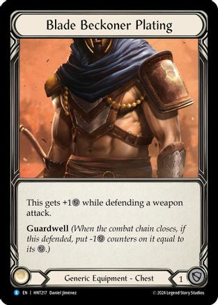Blade Beckoner Plating [HNT217] (The Hunted)  Cold Foil-1