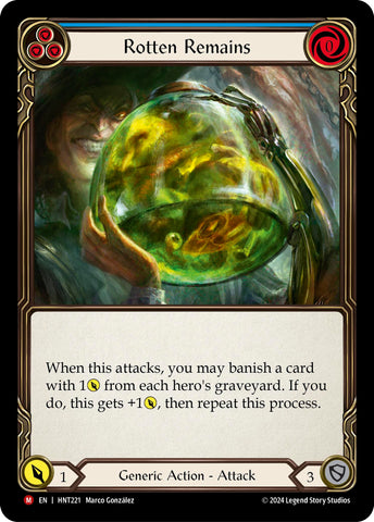 Rotten Remains [HNT221] (The Hunted)  Rainbow Foil