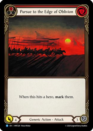 Pursue to the Edge of Oblivion (Red) [HNT224] (The Hunted)-1