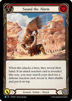 Sound the Alarm (Red) [HNT226] (The Hunted)  Rainbow Foil-1