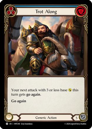 Trot Along (Blue) [HNT240] (The Hunted)  Rainbow Foil-1