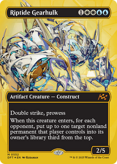 Riptide Gearhulk (Borderless) (First-Place Foil) [Aetherdrift]-1