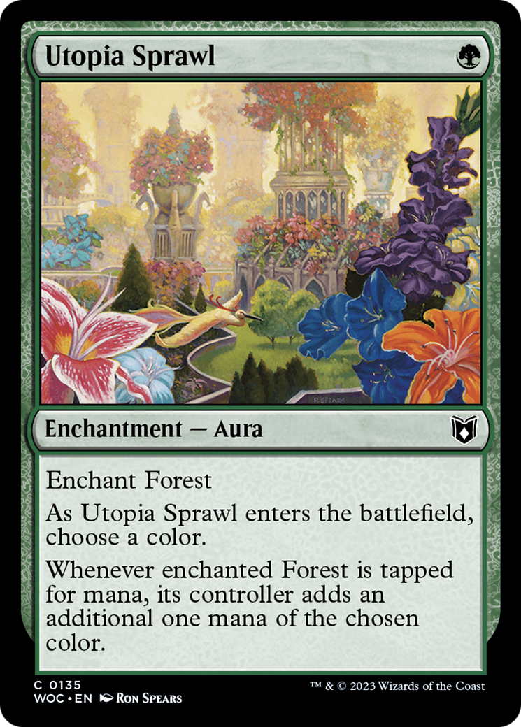 Utopia Sprawl (WOC-135) - Wilds of Eldraine Commander-1