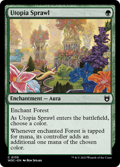 Utopia Sprawl (WOC-135) - Wilds of Eldraine Commander-1