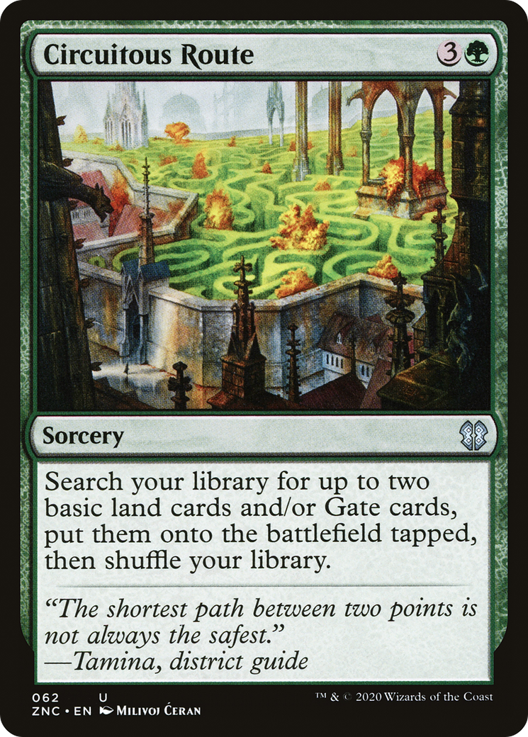 Circuitous Route [Zendikar Rising Commander]-1