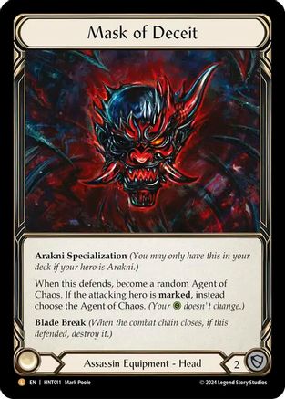 Mask of Deceit [HNT011] (The Hunted)  Rainbow Foil-1