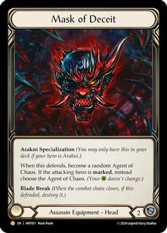 Mask of Deceit [HNT011] (The Hunted)  Rainbow Foil-1