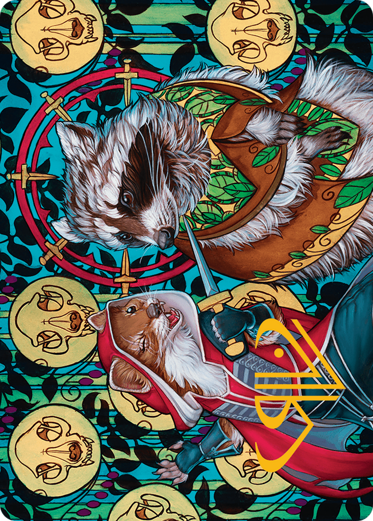 Ruthless Negotiation // Ruthless Negotiation (ABLB-016) - Bloomburrow Art Series (Borderless) Foil-3