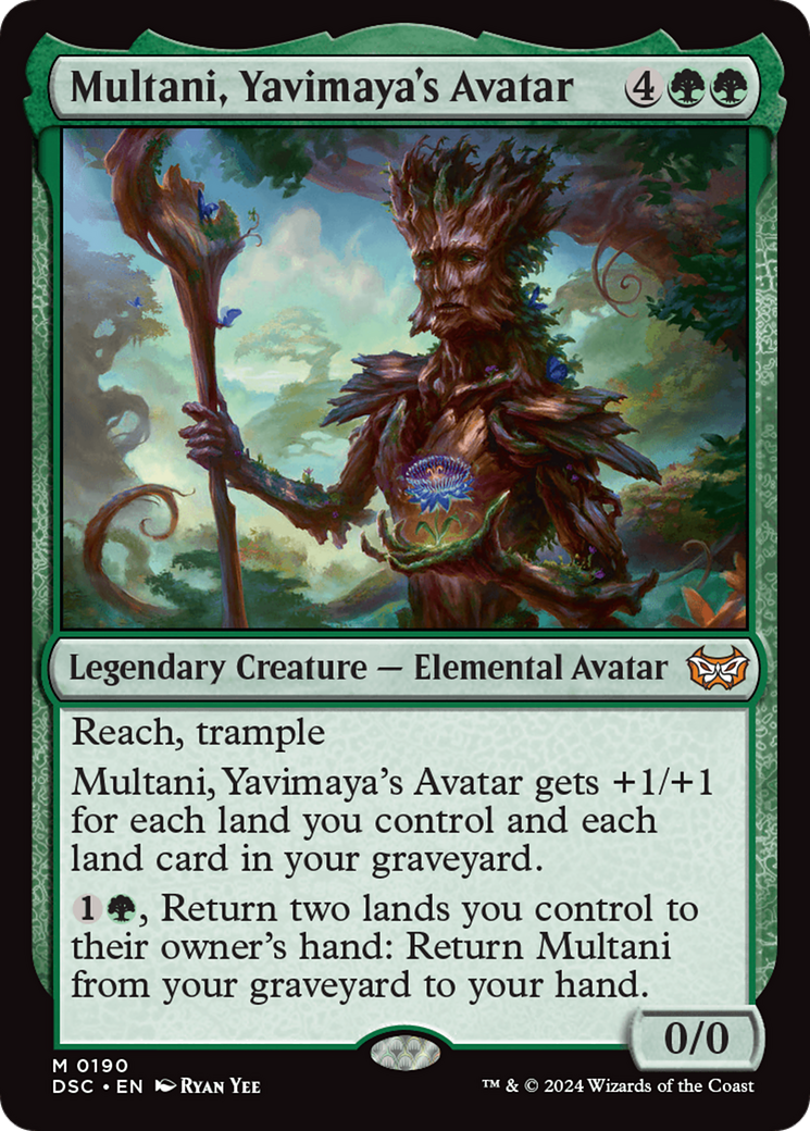 Multani, Yavimaya's Avatar [Duskmourn: House of Horror Commander]-1