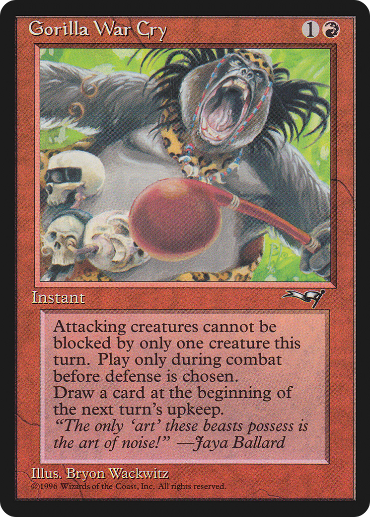 Gorilla War Cry (Red Rattle Drum) [Alliances]-1