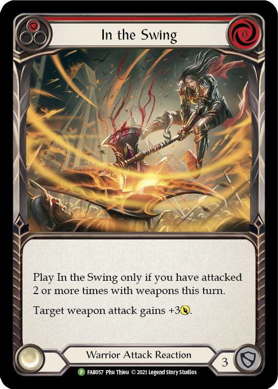 In the Swing (Red) [FAB057] (Promo)  Rainbow Foil-1