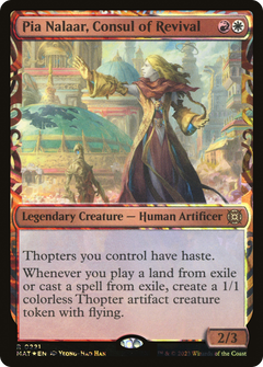 Pia Nalaar, Consul of Revival (Showcase Halo Foil) [March of the Machine: The Aftermath]-1