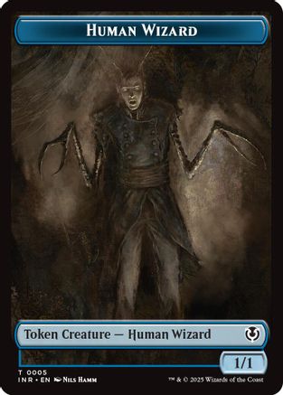 Human Wizard // Emblem - Jace, Unraveler of Secrets Double-Sided Token [Innistrad Remastered Tokens]-3