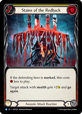 Stains of the Redback (Yellow) [HNT024] (The Hunted)-1