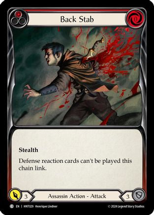 Back Stab (Red) [HNT029] (The Hunted)-1