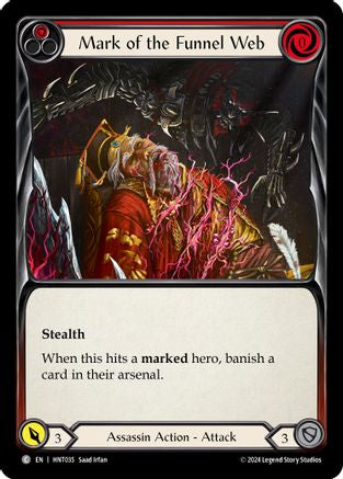 Mark of the Funnel Web (Red) [HNT035] (The Hunted)  Rainbow Foil-1