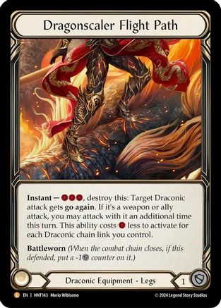 Dragonscaler Flight Path [HNT143] (The Hunted)  Cold Foil-1