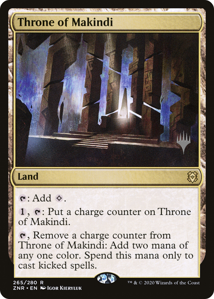 Throne of Makindi (Promo Pack) [Zendikar Rising Promos]-1