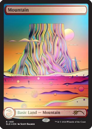 Mountain (1481) (Rainbow Foil) [Secret Lair Drop Series]-1