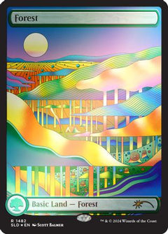 Forest (1482) (Rainbow Foil) [Secret Lair Drop Series]-1