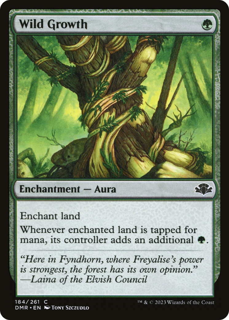 Wild Growth (DMR-184) - Dominaria Remastered Foil-1