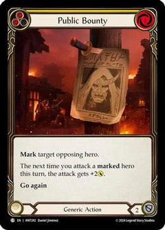 Public Bounty (Yellow) [HNT242] (The Hunted)  Rainbow Foil-1