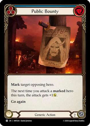 Public Bounty (Blue) [HNT243] (The Hunted)-1