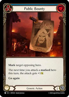 Public Bounty (Blue) [HNT243] (The Hunted)  Rainbow Foil-1