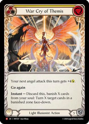 War Cry of Themis [HNT257] (The Hunted)  Rainbow Foil-1