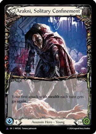 Arakni, Solitary Confinement (Marvel) [HNT262] (The Hunted)  Cold Foil-1
