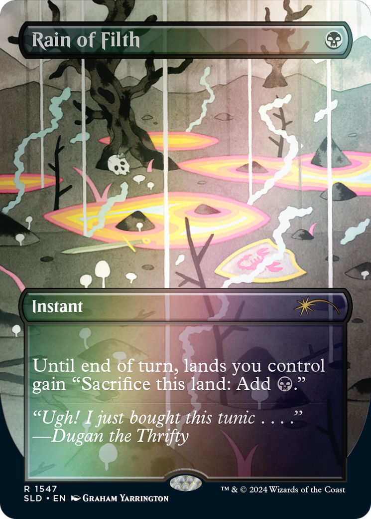Rain of Filth (Rainbow Foil) [Secret Lair Drop Series]-1
